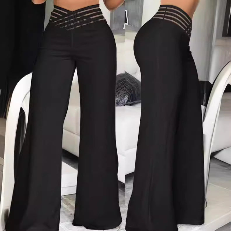 Damen Elegante und bequeme Schlaghose R&B