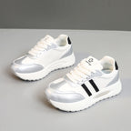 Damen Sportliche Chunky Sneakers mit gepolsterter Dämpfung und atmungsaktiver Konstruktion R&B