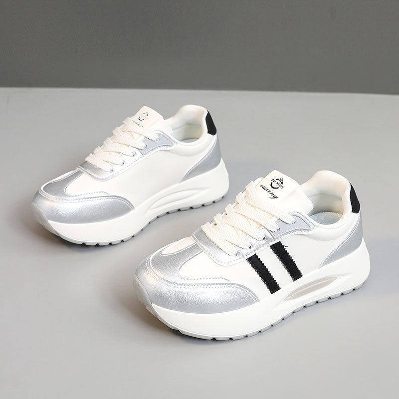 Damen Sportliche Chunky Sneakers mit gepolsterter Dämpfung und atmungsaktiver Konstruktion R&B