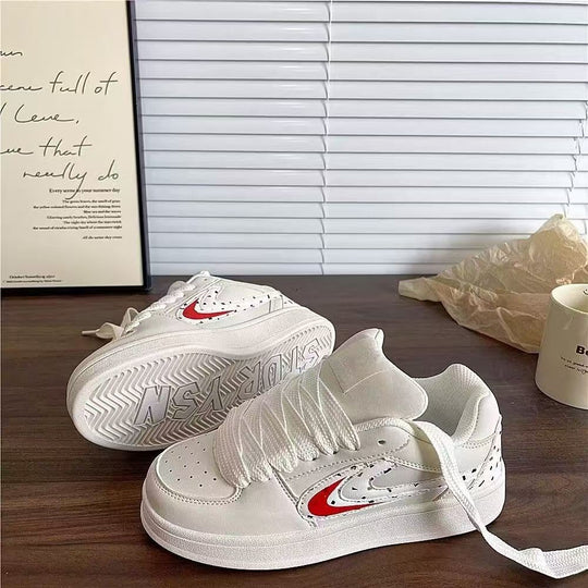 Damen Sportliche Freizeit-Sneaker mit atmungsaktiver Struktur und rutschfester Sohle R&B