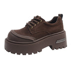 Damen Chunky Schnürschuhe mit robustem Plateau von R&B
