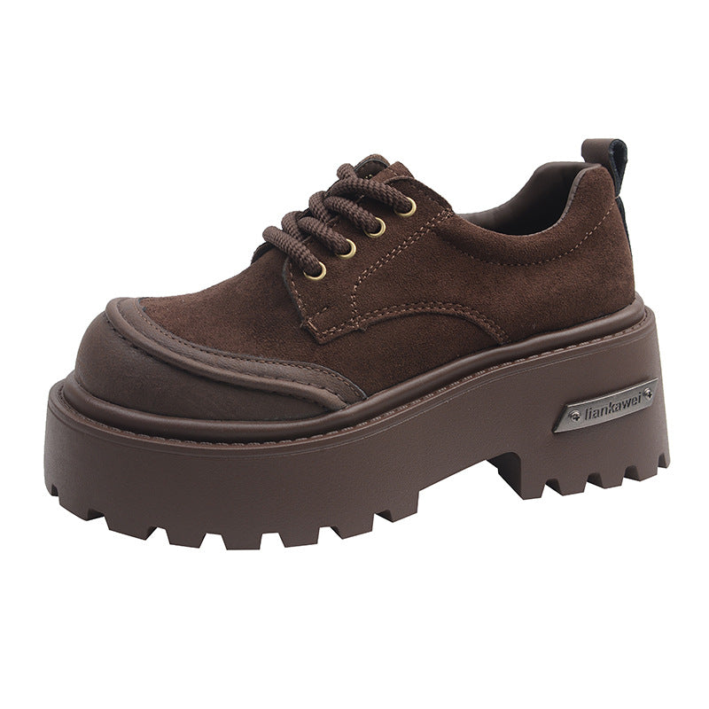 Damen Chunky Schnürschuhe mit robustem Plateau von R&B