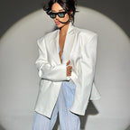 Damen Oversized Blazer mit strukturiertem Schnitt R&B