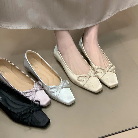 Damen Ballerinas mit dekorativem Schleifendetail und elegantem Design R&B