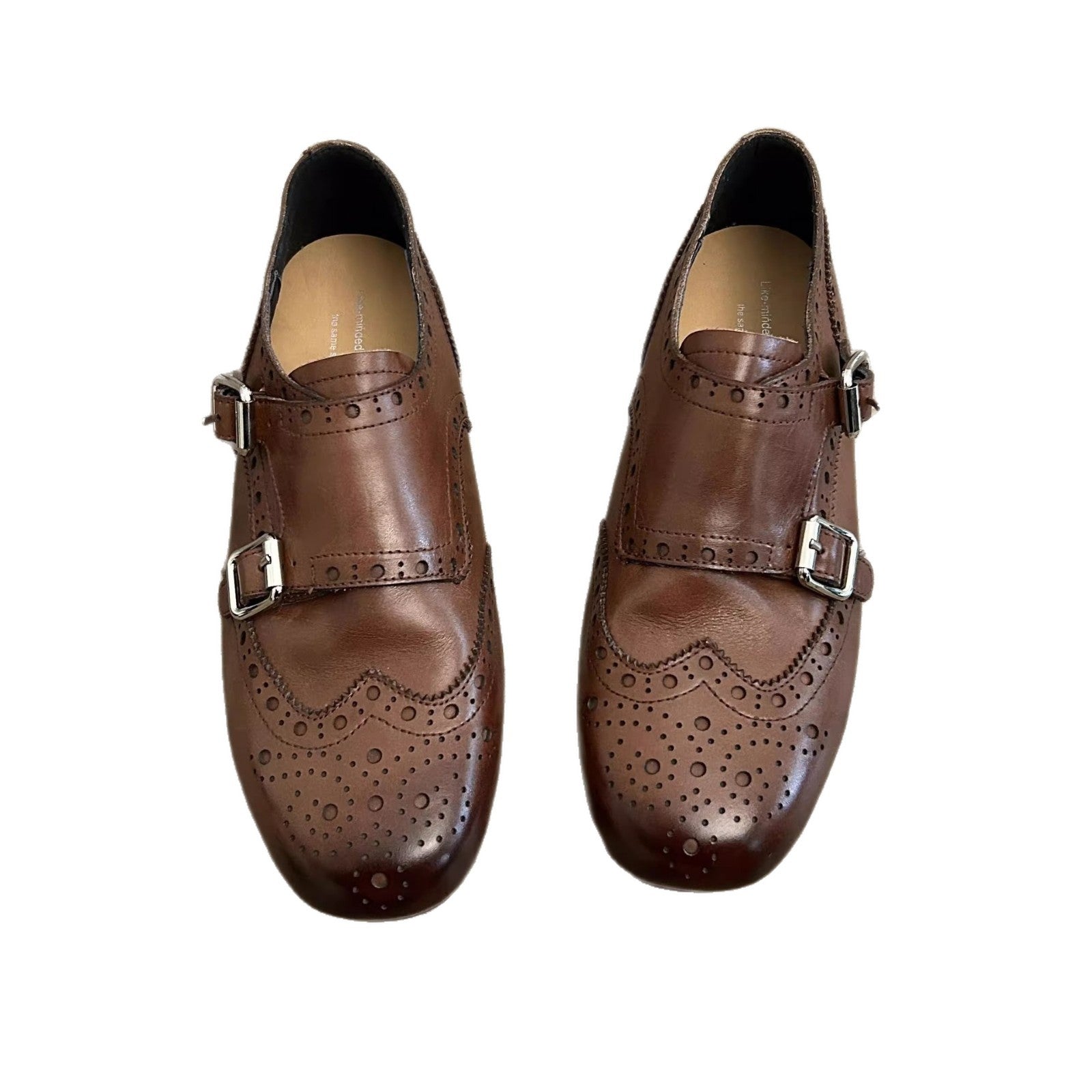 Damen elegante Schnürschuhe mit dekorativem Schnallenverschluss R&B
