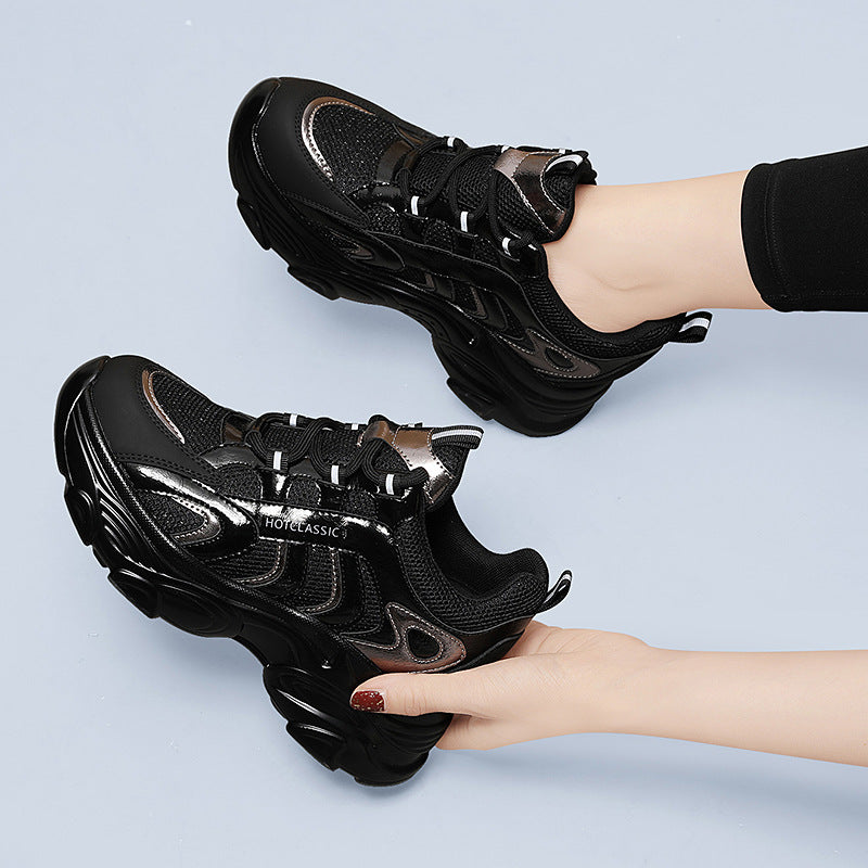 Damen Sportliche Sneakers mit atmungsaktiver Struktur und stoßdämpfender Sohle R&B