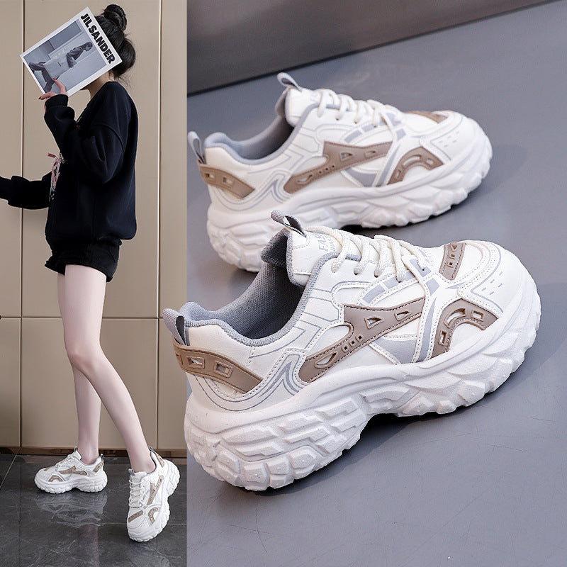 Damen Sportliche Chunky Sneakers mit atmungsaktivem Obermaterial und modernem Design R&B
