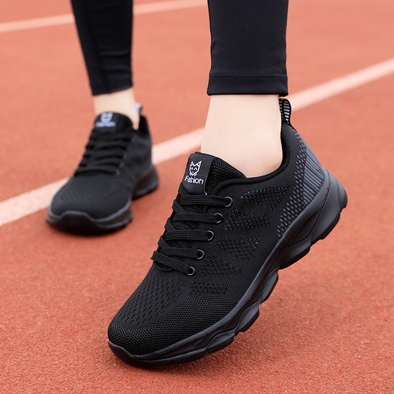 Damen Leichte und flexible Sportsneaker mit atmungsaktivem Obermaterial