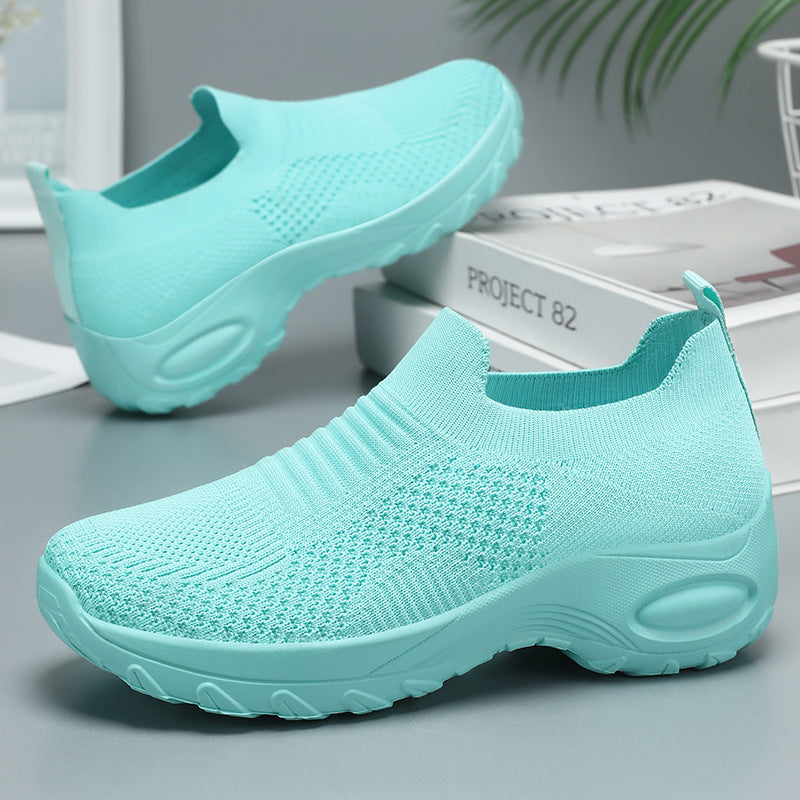 Damen Atmungsaktive Strick-Sneaker mit flexiblem Sohlenkomfort R&B