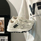 Damen sportliche Sneakers mit atmungsaktiver Sohle und trendigem Design R&B