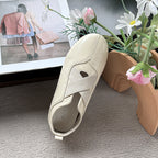 Damen elegante und bequeme Ballerinas mit raffinierter Gummizug-Ästhetik R&B