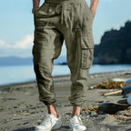 Herren Cargo-Hose mit elastischem Bund und praktischen Seitentaschen R&B