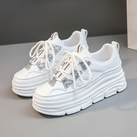 Damen Sneakers mit glitzernden Applikationen R&B