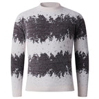 Herren trendiger Pullover mit strukturiertem Farbverlauf R&B