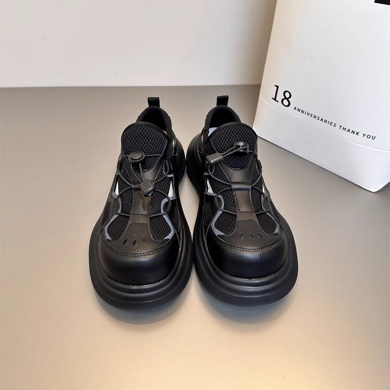 Damen Sportliche Sneakers mit atmungsaktiver Mesh-Oberfläche R&B