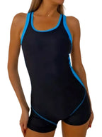 Damen Sportlicher Badeanzug mit Komfort-Schnitt R&B