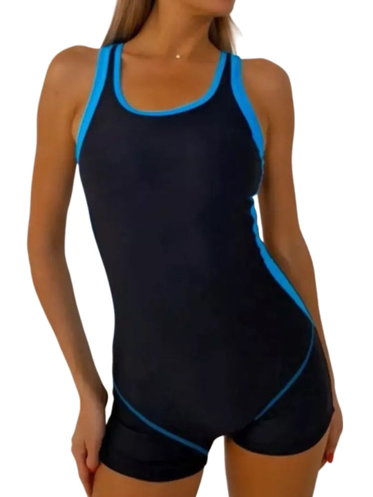 Damen Sportlicher Badeanzug mit Komfort-Schnitt R&B