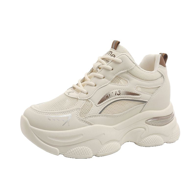 Damen Sportliche Chunky Sneakers mit atmungsaktiver Mesh-Oberfläche und modischem Designschnitt R&B