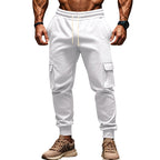 Herren Cargo-Freizeithose mit verstellbarem Bund und funktionalen Taschen R&B