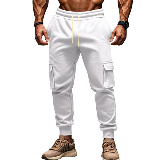 Herren Cargo-Freizeithose mit verstellbarem Bund und funktionalen Taschen R&B