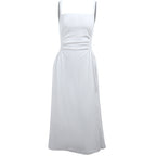Damen Elegant geschnittenes Maxikleid mit raffinierten Rüschendetails R&B