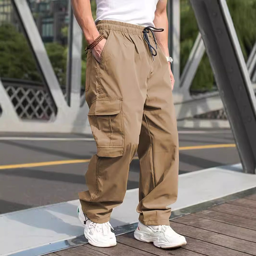 Herren Cargo-Hose mit vielen funktionalen Taschen und lockerer Passform R&B