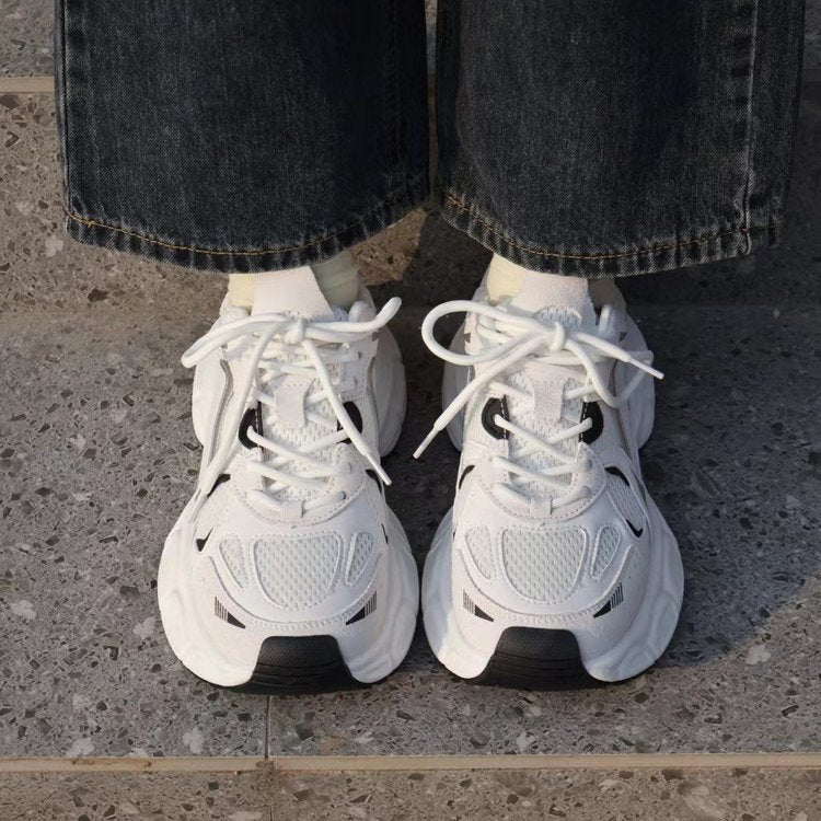 Damen Sportliche Performance-Sneaker mit atmungsaktiven Mesh-Einsätzen R&B