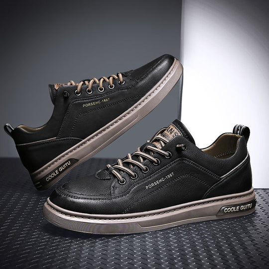 Damen moderne und sportliche Freizeitschuhe mit langlebigem Lederoberteil und atmungsaktiver Sohle R&B