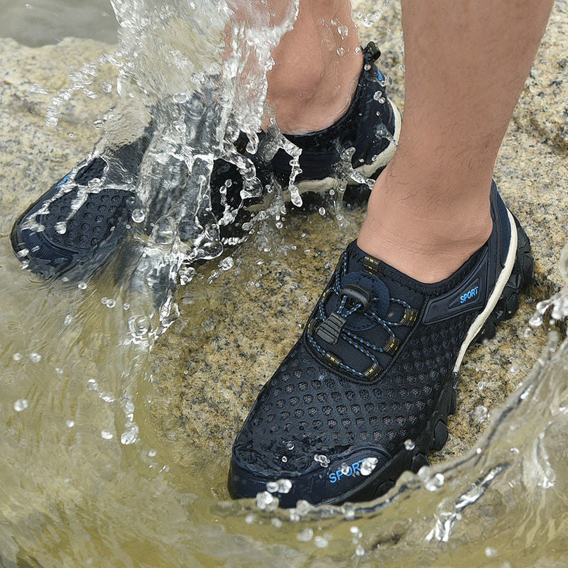 Damen atmungsaktive und rutschfeste Outdoor-Schuhe mit dynamischer Sohle R&B