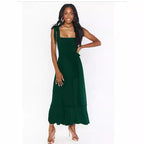 Damen Sommerliches Maxikleid mit eleganter Schleifenverzierung R&B