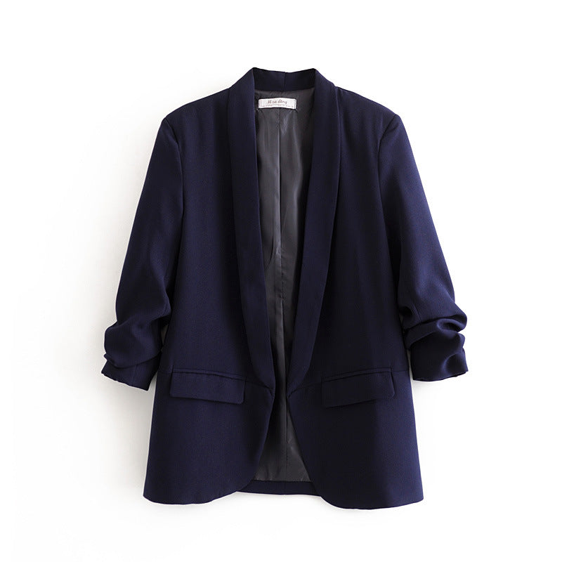 Damen Moderner Blazer mit eleganter Schnittführung und praktischen Taschen R&B