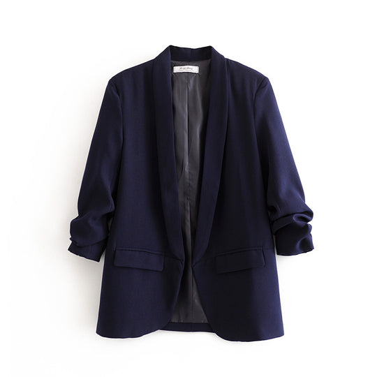 Damen Moderner Blazer mit eleganter Schnittführung und praktischen Taschen R&B