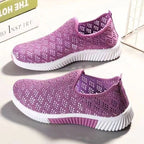 Damen atmungsaktive Freizeitschuhe mit leichtem Mesh-Obermaterial und rutschfester Sohle R&B