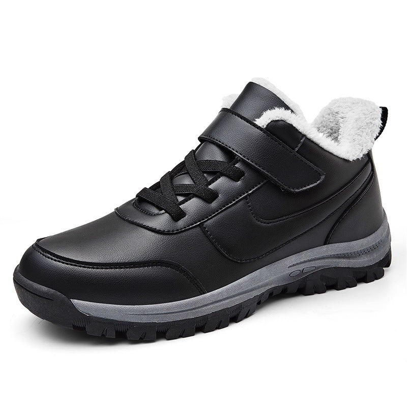 Damen Warmgefütterte Winterstiefel mit rutschfester Sohle und verstellbarem Klettverschluss R&B
