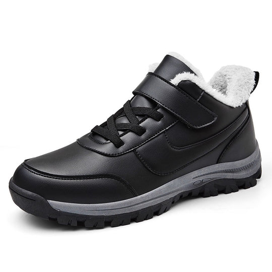 Damen Warmgefütterte Winterstiefel mit rutschfester Sohle und verstellbarem Klettverschluss R&B