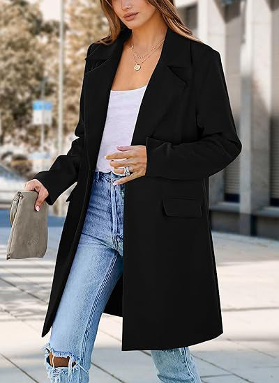 Damen eleganter Überwurf mit modernem Schnitt R&B