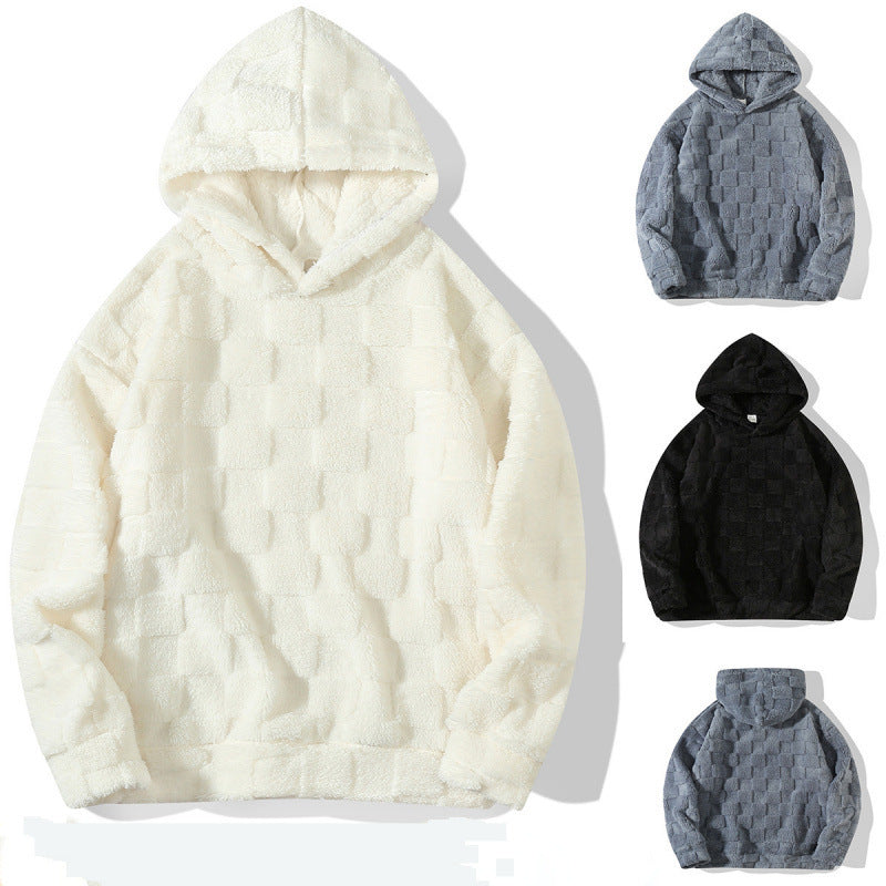 Damen Kuscheliger Fleece-Hoodie mit strukturiertem Design und Kapuze