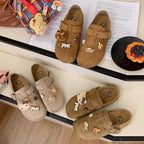 Damen Komfortable Clogs mit modischem Schnallen-Design und verspielten Details R&B