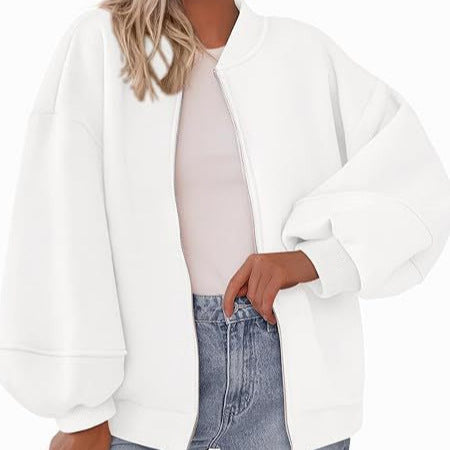 Damen Oversized Sweaterjacke R&B