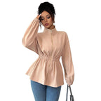Damen Moderner Zip-Hoodie mit Taillierung R&B