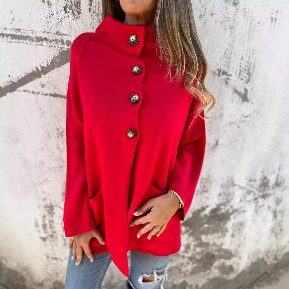 Damen Lässiger Oversized Cardigan R&B