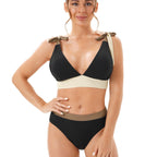 Damen Bikini mit modischen Schleifen R&B