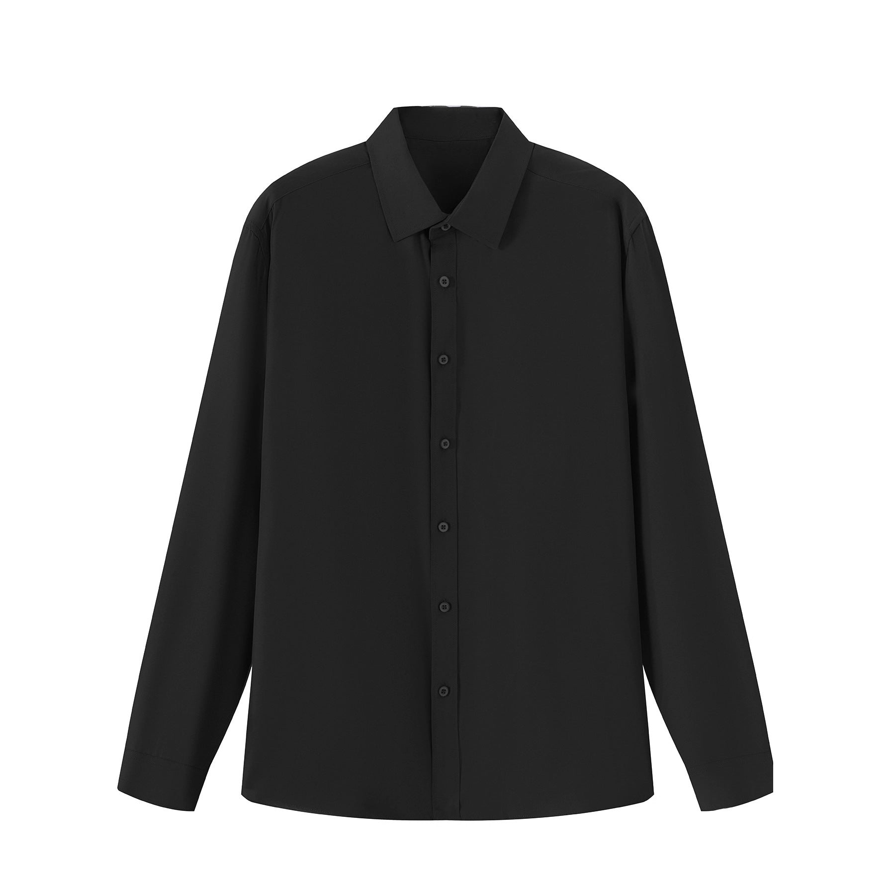 Damen elegantes Langarmhemd aus hochwertigem Stoff mit schmalem Schnitt R&B