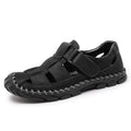 Herren Komfortable Leder-Sandalen mit atmungsaktivem Design und verstellbarem Riemensystem R&B