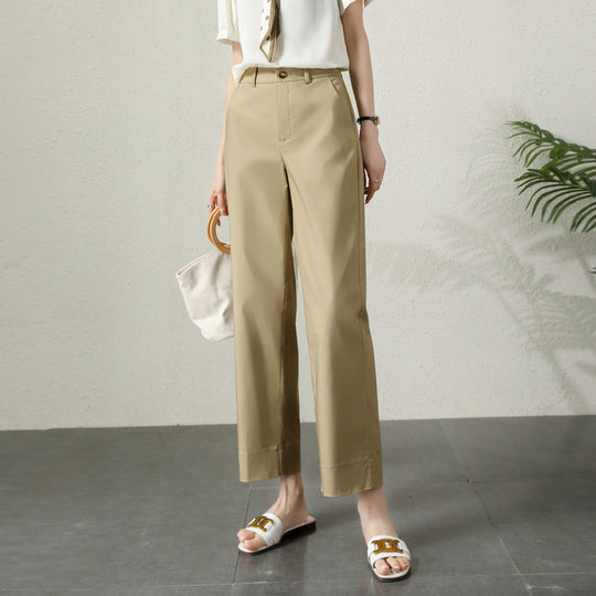 Damen High-Waist Stoffhose elegant