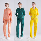 Damen Sportlicher Jogginganzug mit Kapuze R&B