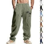 Herren lässige Freizeithose mit elastischem Bund und praktischen Eingrifftaschen R&B
