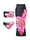 Damen Elegante StrandR&B mit Blütenmuster R&B