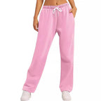 Damen bequeme Sporthose mit elastischem Bund und seitlichen Taschen R&B