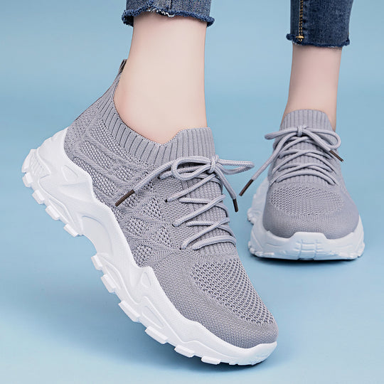 Damen Atmungsaktive Lauf-Sneaker mit flexiblem Design und rutschfester Sohle R&B